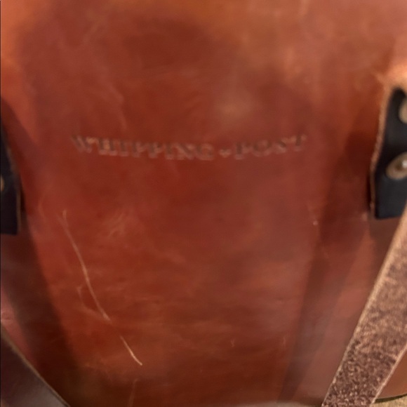Whipping Post large Leather Classic Brown Tote. True heavy leather. - Picture 11 of 11